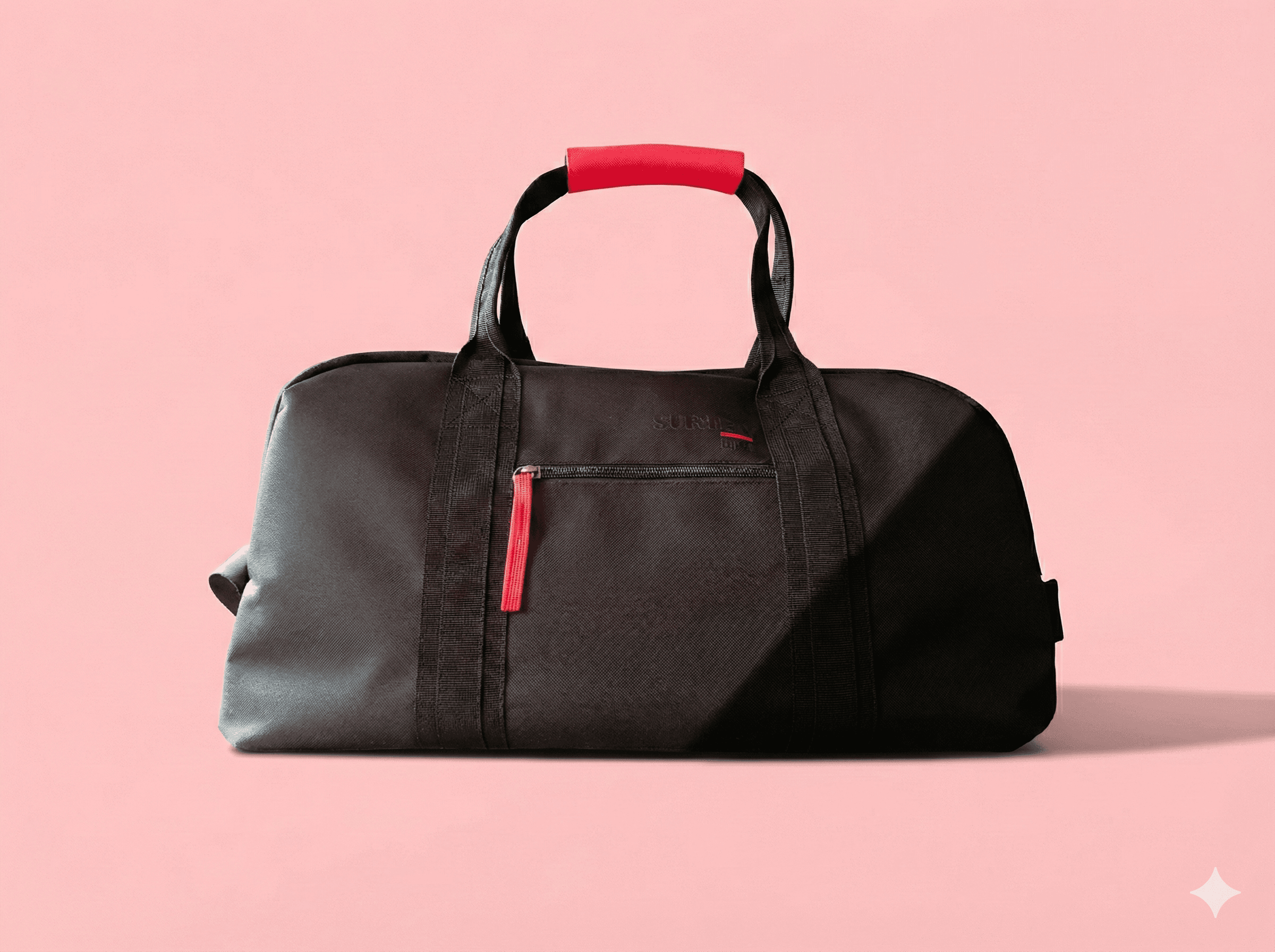 Custom branded duffel bag