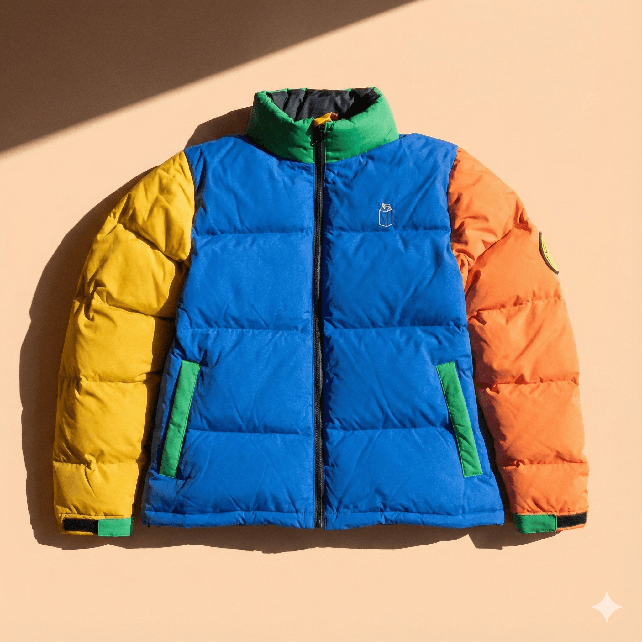 Custom branded puffer coat